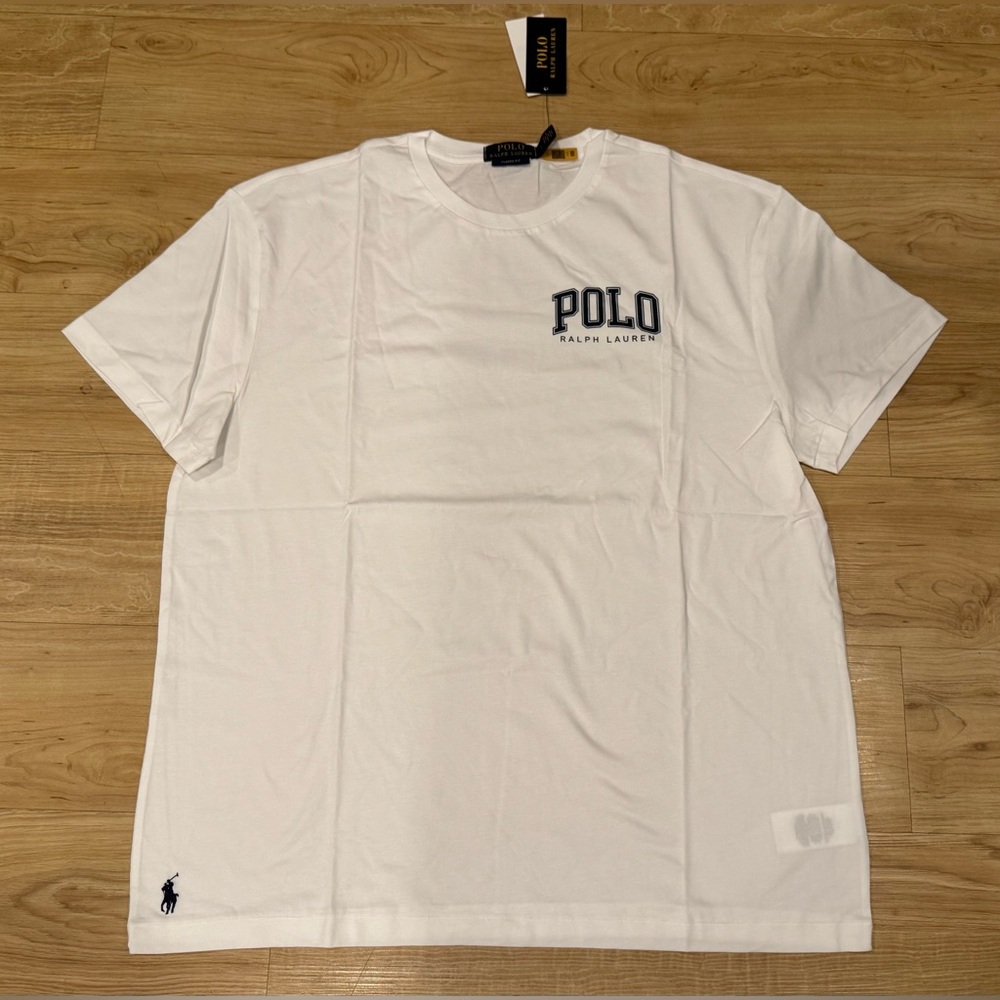 Polo Ralph Lauren Men's Classic Fit Graphic Pony Jersey T-Shirt Tee White M-XL